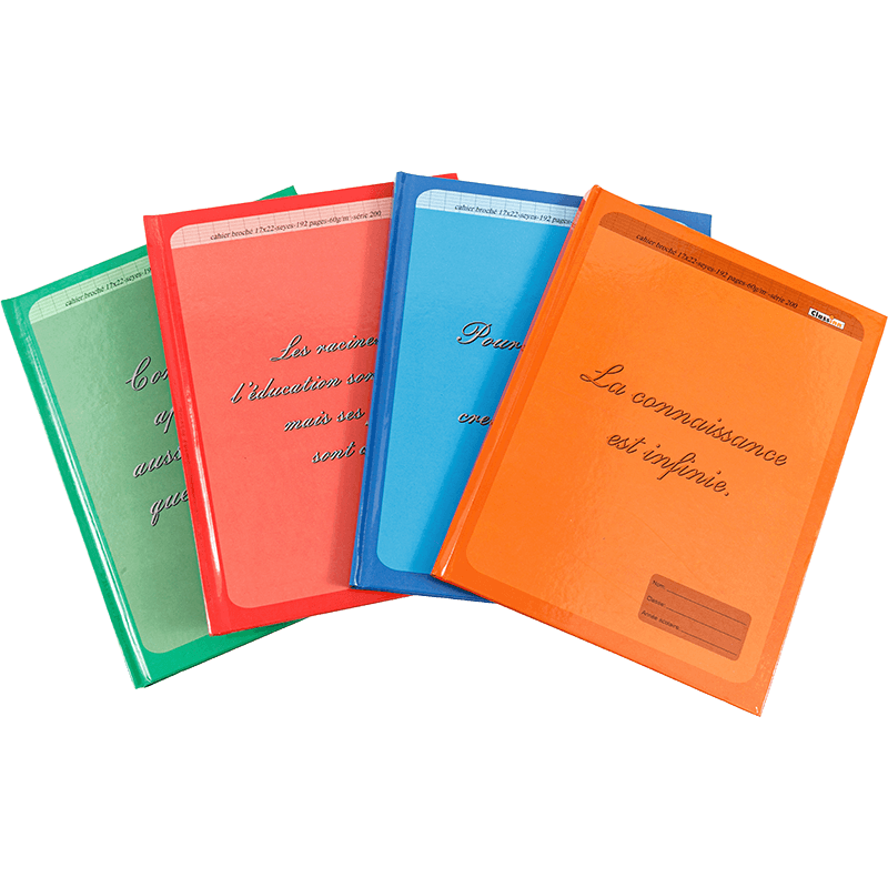 horisontal linje Hardcover Notebook